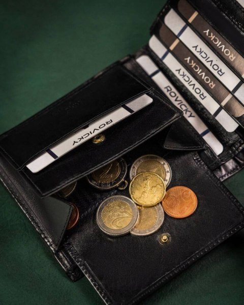 Duży, Skórzany Portfel Męski Bez Zapięcia Lumarko!