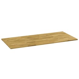 Prostokątny blat do stolika z drewna dębowego, 23 mm, 140x60 cm Lumarko!