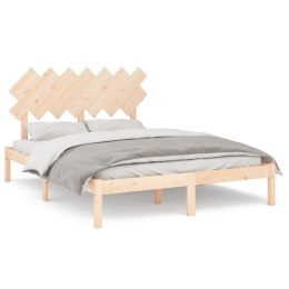 Rama łóżka, 150x200 cm, King Size, lite drewno Lumarko!