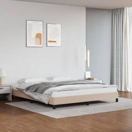 Rama łóżka, kolor cappuccino, 180x200 cm, obite sztuczną skórą Lumarko!