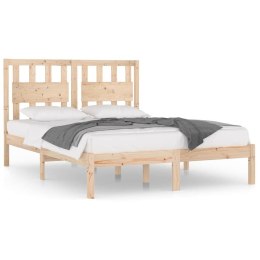 Rama łóżka, lite drewno sosnowe, 150x200 cm, King Size Lumarko!