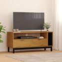 Szafka pod TV FLAM, 110x40x50 cm, lite drewno sosnowe Lumarko!