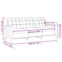 Sofa 3-osobowa, winna czerwień, 180 cm,tapicerowana tkaniną Lumarko!