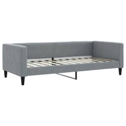 Sofa z funkcją spania, jasnoszara, 90x200 cm, obita tkaniną Lumarko!