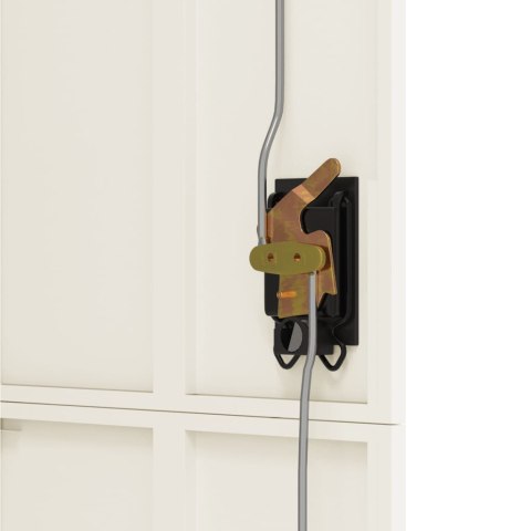 Szafa na dokumenty, biała, 90x40x180 cm, stalowa Lumarko!