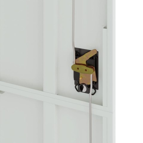 Szafa na dokumenty, jasnoszara, 90x40x200 cm, stalowa Lumarko!