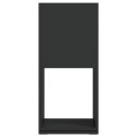 Szafka obrotowa, czarna, 34,5x34,5x75,5 cm, płyta wiórowa Lumarko!
