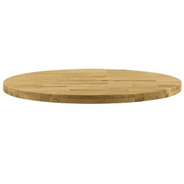 Okrągły blat do stolika z litego drewna dębowego, 44 mm, 400 mm Lumarko!
