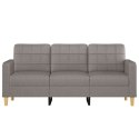 Sofa 3-osobowa, kolor taupe, 180 cm, tapicerowana tkaniną Lumarko!