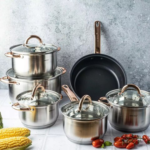 ZESTAW GARNKÓW 12 ELEMENTÓW KINGHOFF KH-1765 Lumarko!