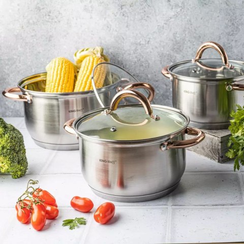 ZESTAW GARNKÓW 6 ELEMENTÓW KINGHOFF KH-1762 Lumarko!