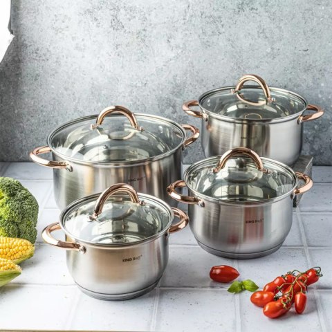 ZESTAW GARNKÓW 8 ELEMENTÓW KINGHOFF KH-1763 Lumarko!