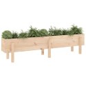 Donica ogrodowa na nóżkach, 160x30x38 cm, lite drewno sosnowe Lumarko!