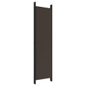 Parawan 6-panelowy, brązowy, 300x200 cm, tkanina Lumarko!