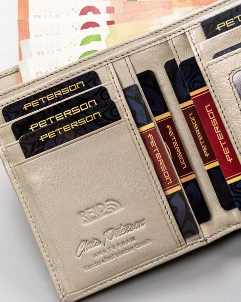 Skórzany Portfel Damski Na Zatrzask I Zamek Lumarko!