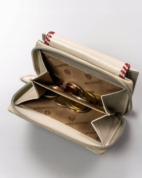 Skórzany Portfel Damski Na Zatrzask I Zamek Lumarko!