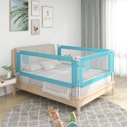 Barierka do łóżeczka dziecięcego, niebieska, 140x25 cm, tkanina Lumarko!