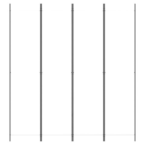 Parawan 4-panelowy, biały, 200x220cm, tkanina Lumarko!