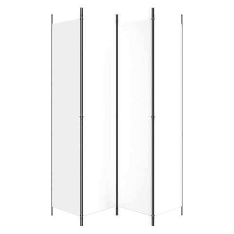Parawan 4-panelowy, biały, 200x220cm, tkanina Lumarko!
