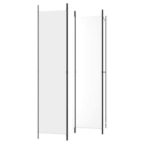 Parawan 4-panelowy, biały, 200x220cm, tkanina Lumarko!