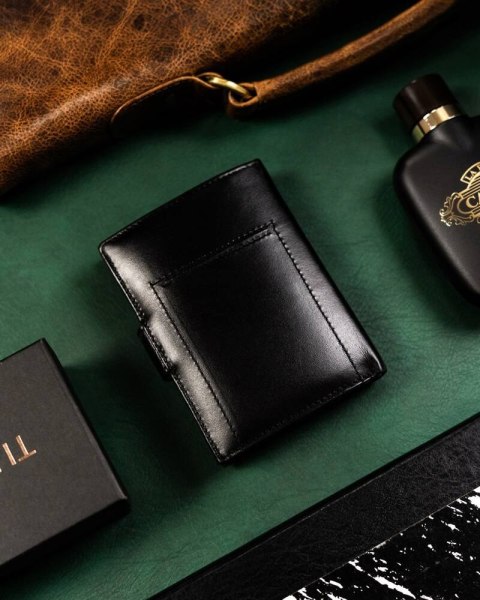 Zestaw prezentowy: skórzany portfel męski i brelok — Peterson Lumarko!