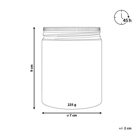 3 świeczki zapachowe sojowe sól morska/morska/orchidea FRUITY BLOOM