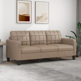 3-osobowa sofa, cappuccino, 180 cm, sztuczna skóra Lumarko!