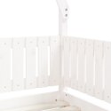 Rama łóżka dziecięcego, biała, 70x140 cm, drewno sosnowe Lumarko!