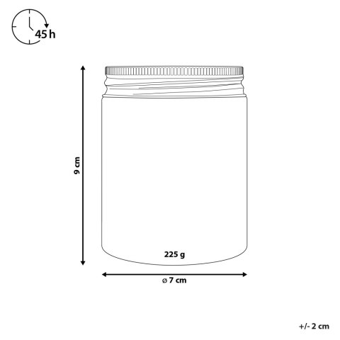 3 świeczki zapachowe sojowe sól morska/morska/orchidea FRUITY BLOOM