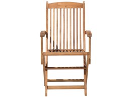 Zestaw 2 krzeseł ogrodowych drewniany MAUI Lumarko!
