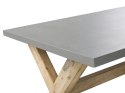 Stół ogrodowy betonowy 200 x 100 cm szary OLBIA Lumarko!