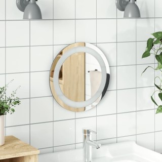 Lustro łazienkowe z LED, okrągłe, 30 cm Lumarko!