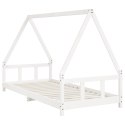 Rama łóżka dla dzieci, biała, 90x200 cm, drewno sosnowe Lumarko!