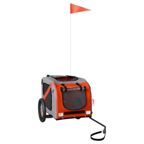 Przyczepka rowerowa dla psa, tkanina Oxford i żelazo Lumarko!