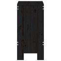 Stołki barowe, 2 szt., czarne, 40x36x75 cm, drewno sosnowe Lumarko!