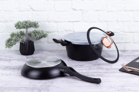 GARNEK I PATELNIA BERLINGER HAUS BH-7741 BLACK ROSE Lumarko!