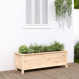 Donica ogrodowa na nóżkach, 119,5x40x39 cm, lite drewno sosnowe Lumarko!