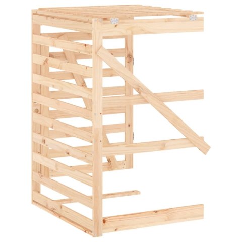 Przedłużenie obudowy kosza na śmieci, lite drewno sosnowe Lumarko!