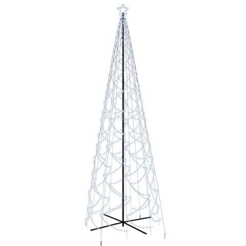 Choinka stożkowa, 1400 zimnych białych LED, 160x500 cm Lumarko!