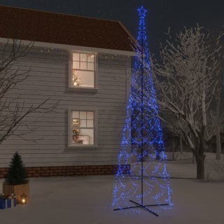 Choinka stożkowa, 3000 niebieskich diod LED, 230x800 cm Lumarko!