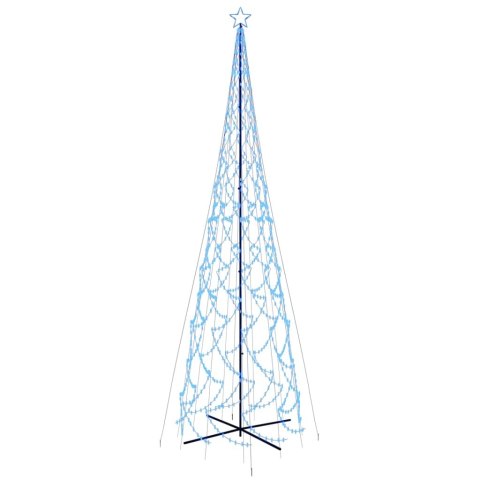 Choinka stożkowa, 3000 niebieskich diod LED, 230x800 cm Lumarko!