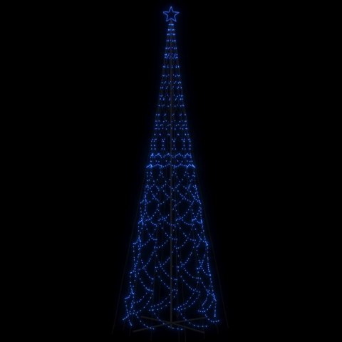 Choinka stożkowa, 3000 niebieskich diod LED, 230x800 cm Lumarko!