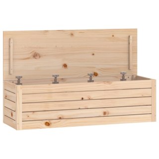 VidaXL Skrzynia do przechowywania, 109x36,5x33 cm, lita sosna