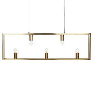 Lampa wisząca 5-punktowa metalowa mosiężna BAYAS