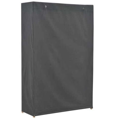 Szafa na ubrania, szara, 110 x 40 x 170 cm, tkanina Lumarko!