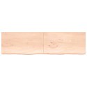 Blat do łazienki, 220x60x6 cm, surowe lite drewno Lumarko!