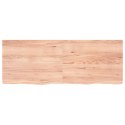 Blat do łazienki, jasnobrązowy, 160x60x4 cm, lite drewno Lumarko!