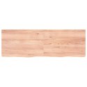 Blat do łazienki, jasnobrązowy, 180x60x6 cm, lite drewno Lumarko!