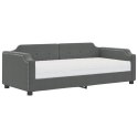 Sofa z materacem do spania, ciemnoszara, 90x200 cm, tkanina Lumarko!
