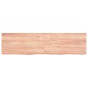 Blat do łazienki, jasnobrązowy, 120x30x6 cm, lite drewno Lumarko!